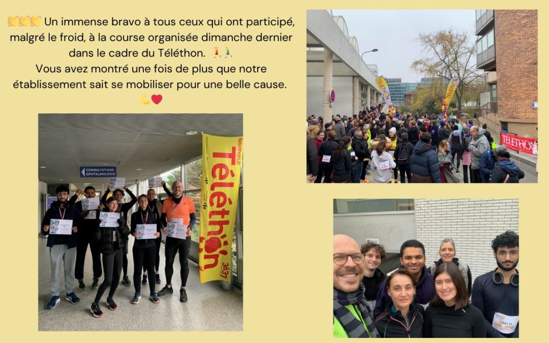 👏 L’ETSL se mobilise et participe à la Myorun