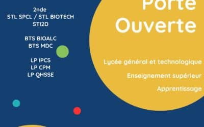 📆 Save the date : porte ouverte samedi 14 février de 9h à 13h