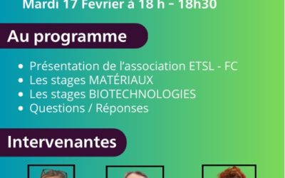 📢Webinaire Formation continue : mardi 17 février à 18h