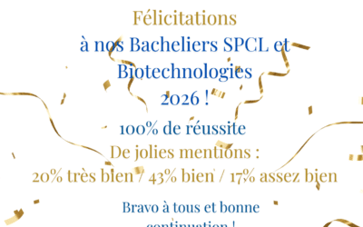 🎓Félicitations à nos terminales SPCL et Biotechnologies !